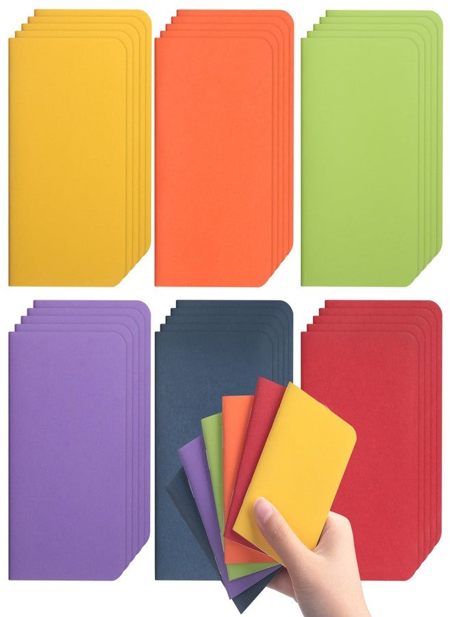 Lincia Bulk Pocket Notebook 2.5" x 4" Mini Notebooks First Day of School Small Wallet Notebooks Tiny Colored Purse Journals Lined Notepad for Student Back to School Supplies(Bright Color,30 Pcs) - Image 1